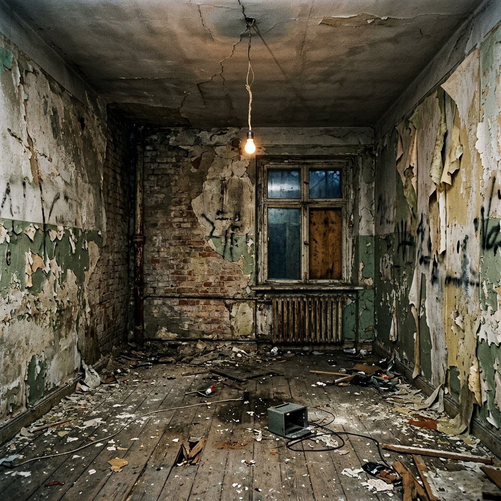 Before Renovation Ruined Room